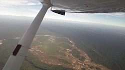 Obrázek z trasy Letadlem z Canaimy přes Salto Angel do Ciudad Bolivaru