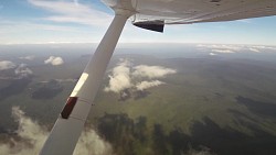 Obrázek z trasy Letadlem z Canaimy přes Salto Angel do Ciudad Bolivaru