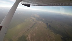 Obrázek z trasy Letadlem z Canaimy přes Salto Angel do Ciudad Bolivaru