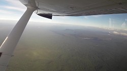 Obrázek z trasy Letadlem z Canaimy přes Salto Angel do Ciudad Bolivaru