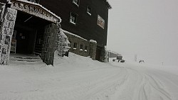 Obrázek z trasy Na běžkách z Pece na Sněžku, Výrovku a zpět do Pece