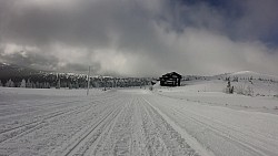 Obrázek z trasy Na běžkách z Pece na Sněžku, Výrovku a zpět do Pece