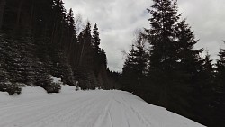 Obrázek z trasy Na běžkách z Pece Na Rozcestí, Rennerovky, Pražskou a zpět do Pece