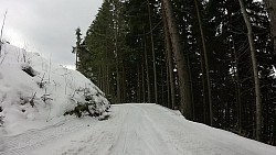 Obrázek z trasy Z Pece pod Sněžkou na běžkách přes Zrcadlovky k vysílači a zpět do Pece