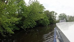 Bilder aus der Strecke Durch Otterndorf vom Rathaus zum Einsteigungsort und auf dem Schiff zum Elbe-Delta