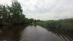 Obrázek z trasy Po řece Medem od delty Labe do Otterndorfu