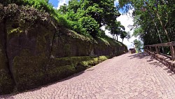 Bilder aus der Strecke Luthers Weg von Eisenach zur Burg Wartburg