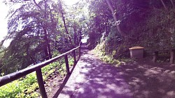 Bilder aus der Strecke Luthers Weg von Eisenach zur Burg Wartburg