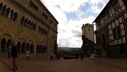 Bilder aus der Strecke Luthers Weg von Eisenach zur Burg Wartburg