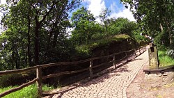 Bilder aus der Strecke Luthers Weg von Eisenach zur Burg Wartburg