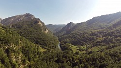 Obrázek z trasy Nad kaňonem řeky Tara