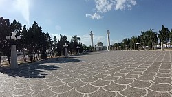 Obrázek z trasy Monastir - k bráně mauzolea Habiba Bourguiba