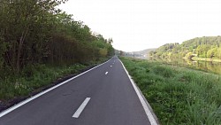 Obrázek z trasy Podél Vltavy ze Stromovky do Roztok a zpět