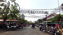 Bilder aus der Strecke Siem Reap - Spaziergang durch Pub street