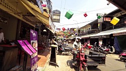 Bilder aus der Strecke Siem Reap - Spaziergang durch Pub street