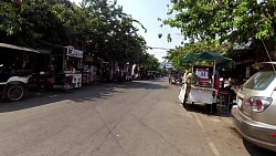 Bilder aus der Strecke Siem Reap - Spaziergang durch Pub street