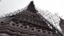 Obrázek z trasy Bangkok, po řece k chrámu Wat Arun