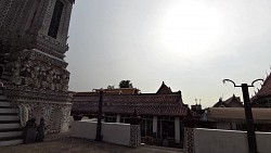 Obrázek z trasy Bangkok, po řece k chrámu Wat Arun