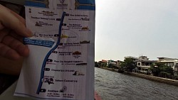 Obrázek z trasy Bangkok, po řece k chrámu Wat Arun