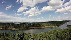 Bilder aus der Strecke Von Senftenberg aus rund um zwei Seen herum