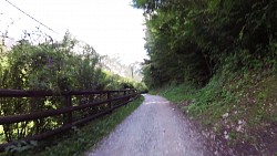 Immagine dalla pista Mountain bike · Ponale - Lago di Ledro