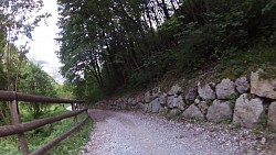 Immagine dalla pista Mountain bike · Ponale - Lago di Ledro