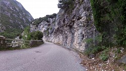 Immagine dalla pista Mountain bike · Ponale - Lago di Ledro