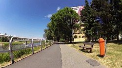 Фото с дорожки Пеший маршрут Ческе-Будеёвице — Глубока-над-Влтавой (через Врбенские пруды)