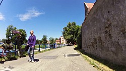 Фото с дорожки Пеший маршрут Ческе-Будеёвице — Глубока-над-Влтавой (через Врбенские пруды)