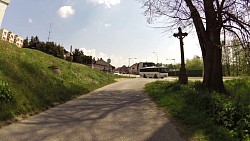 foto van de route Dačice – over Kázek tot Kostelní Vydří – langs de vijverscascade – Dačice