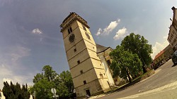 Bilder aus der Strecke Dačice – durch Kázek nach Kostelní Vydří – rund um Teiche  – Dačice