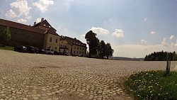 Bilder aus der Strecke Dačice – durch Kázek nach Kostelní Vydří – rund um Teiche  – Dačice