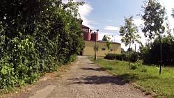 foto van de route Světlá nad Sázavou – fietstocht door de stad en op een fietspad