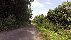 foto van de route Světlá nad Sázavou – fietstocht door de stad en op een fietspad