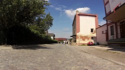 foto van de route Světlá nad Sázavou – fietstocht door de stad en op een fietspad