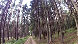 Obrázek z trasy Po Greenway  do Slavonic a na magický Montserrat