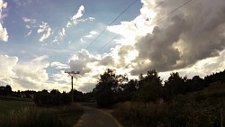 Obrázek z trasy Po Greenway  do Slavonic a na magický Montserrat