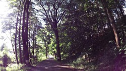 Obrázek z trasy Po Greenway  do Slavonic a na magický Montserrat