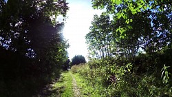 Obrázek z trasy Po Greenway  do Slavonic a na magický Montserrat