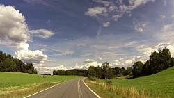 Obrázek z trasy Po Greenway  do Slavonic a na magický Montserrat