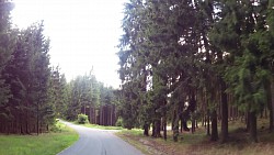 Obrázek z trasy Po Greenway  do Slavonic a na magický Montserrat