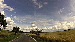 Obrázek z trasy Po Greenway  do Slavonic a na magický Montserrat