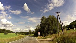 Obrázek z trasy Po Greenway  do Slavonic a na magický Montserrat