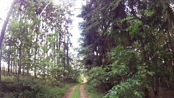 Obrázek z trasy Po Greenway  do Slavonic a na magický Montserrat