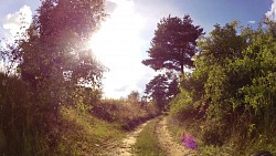 Obrázek z trasy Po Greenway  do Slavonic a na magický Montserrat