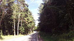 Obrázek z trasy Po Greenway  do Slavonic a na magický Montserrat