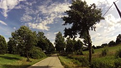 Obrázek z trasy Po Greenway  do Slavonic a na magický Montserrat