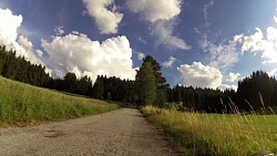 Obrázek z trasy Po Greenway  do Slavonic a na magický Montserrat