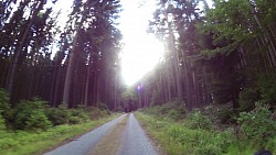 Obrázek z trasy Po Greenway  do Slavonic a na magický Montserrat