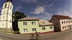 Obrázek z trasy Po Greenway  do Slavonic a na magický Montserrat